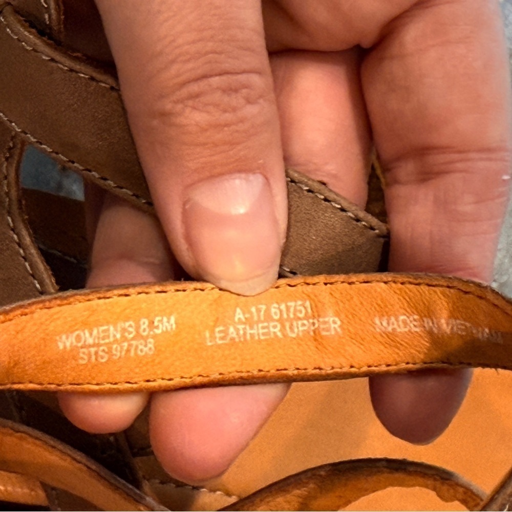 Women’s SPERRY GOLD CUP Vivian heeled leather sandal- Size 8.5 - Picture 10 of 11